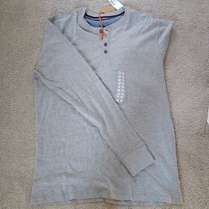 Men's long sleeve henley